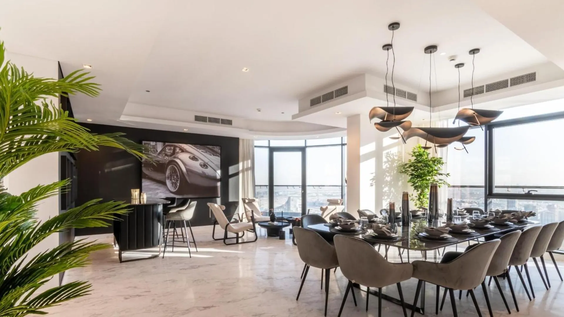 Luxe 6Br Penthouse With Burj View & Private Cinema Apartment Dubai